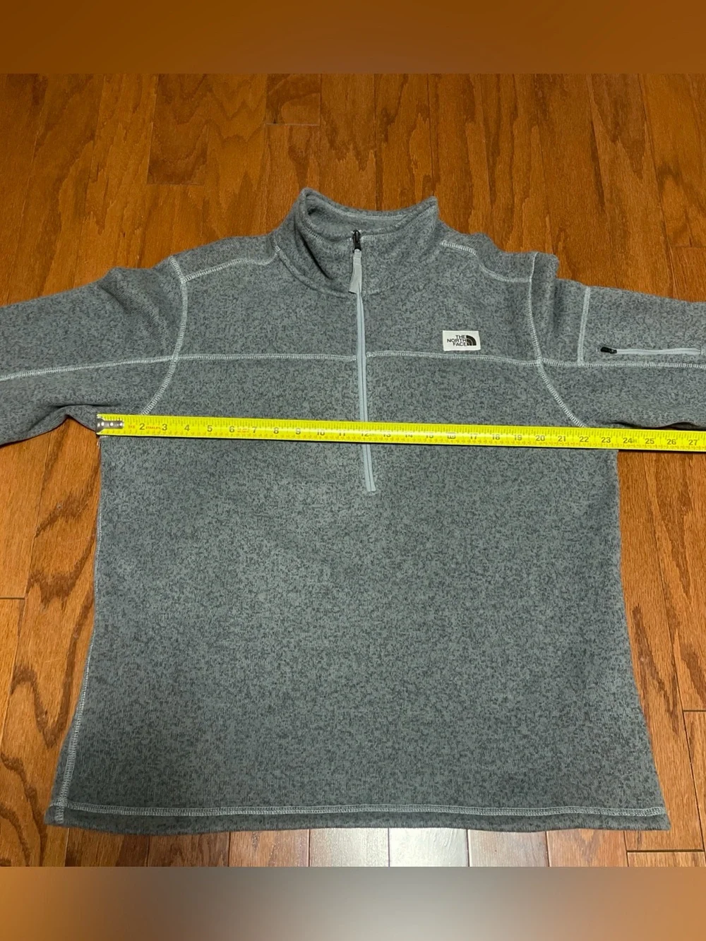 The North Face Leo Gordon Lyon’s Fleece Gray Quarter Zip Men’s Sz Large